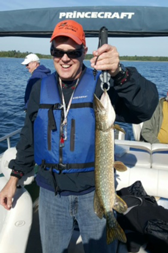 image of pike caught on winnie