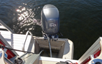 image of bennington pontoon rental 50 hp yamaha engine